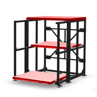 Стеллаж с выкатными платформами Shelf Hard 1,5х1,2_3,5т_2+1к