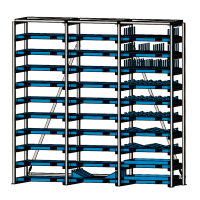 Стеллаж для заготовок со съемными полками Shelf Smart 1,2х0,8_3с_1,5т_30п