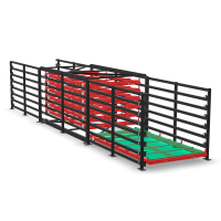Стеллаж с выкатными кассетами SHELF PRO 3,0х1,5_С_2т_7к_ДЗ_Р