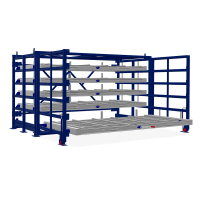 Стеллаж с выкатными кассетами SHELF PRO 3,0х1,5_С_4т_5к_МП