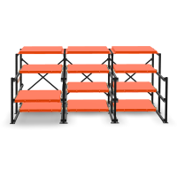 Комплексные системы стеллажей для хранения пресс-форм Shelf Hard 1,4х1,05_1т_9+3к