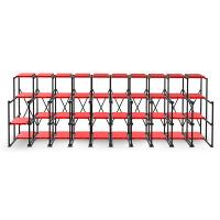 Комплексные системы стеллажей для хранения пресс-форм Shelf Hard 0,8х1,2_3т_30+10к