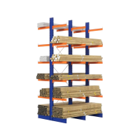 Стеллаж консольный двухсторонний СК_2070х1380х3500_С3_К10-300-600