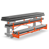 Стеллаж консольный выдвижной Shelf Rolling 2,9х0,41_1т_2+1к
