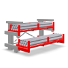 Стеллаж консольный выдвижной Shelf Rolling 1,9х0,41_1т_2+1к