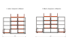 Кассетный выкатной стеллаж для длинномерного металлопроката Shelf Front 6,0х1,0_1т_4+1к_2с