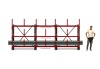 Стеллаж консольный выдвижной Shelf Rolling 6,0х0,5_2т_3к