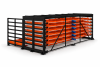Стеллаж с выкатными кассетами  SHELF PRO 6,0х2,0_С_6т_7к+1к_ЭП