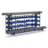 Стеллаж консольный выдвижной Shelf Rolling 4,0х0,5_1т_8+1к_2с