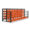 Кассетный выкатной стеллаж для длинномерного металлопроката Shelf Front 6,0х0,75_2т_5к_250