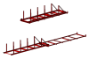 Сотовый выкатной стеллаж Shelf Long 4,0х07,06_0,3т_12я