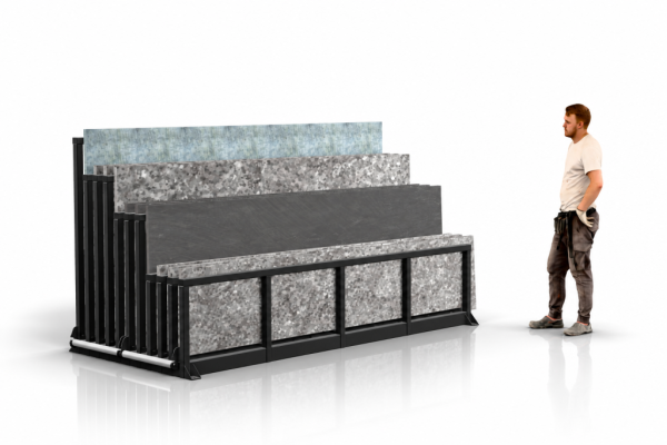 Стеллаж для хранения остатков листа Shelf Element 2,9х1,2х1,4_3,0т_10с_1р