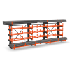 Стеллаж консольный выдвижной Shelf Rolling 5,9х0,5_2т_4+1к