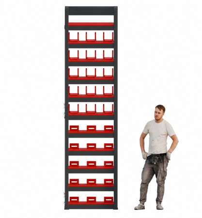Стеллаж для заготовок со съемными полками SHELF SMART 0,7х0,85_3с_0,5т_33п