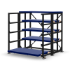 Стеллаж с выкатными платформами Shelf Hard 1,8х1,0_ 1т_4+1к
