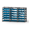 Стеллаж для заготовок со съемными полками SHELF SMART 1,0х1,0_3с_0,5т_18п