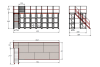 Сотовый выкатной стеллаж Shelf Long 3,0х0,6х0,6_3,0т_21я_М