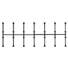 Стеллаж консольный ёлочка КСЕ 8,0х3,3_2т_8+2у_1,0